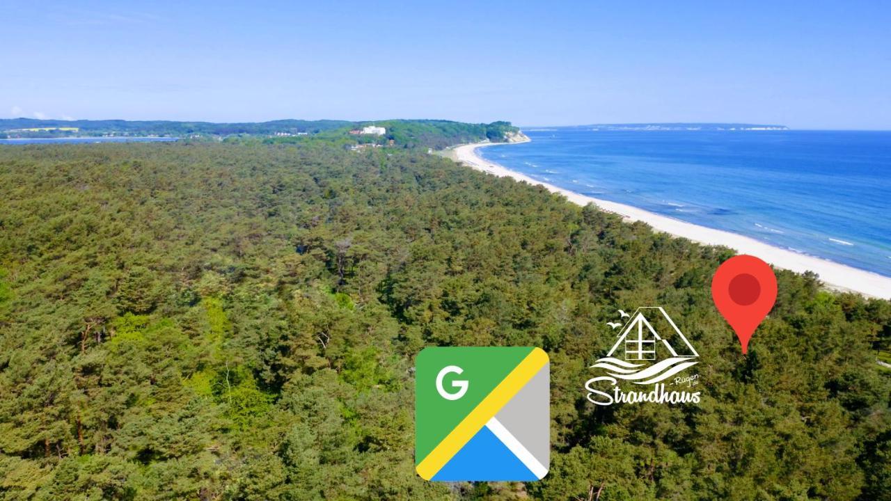 Strandhaus Ruegen - Meerblick, Sauna, Kamin & Whirlpool بابي المظهر الخارجي الصورة